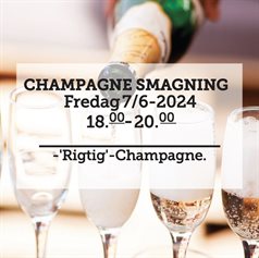 Champagne - smagning fredag d. 7 juni 2024 - slikforvoksne.dk